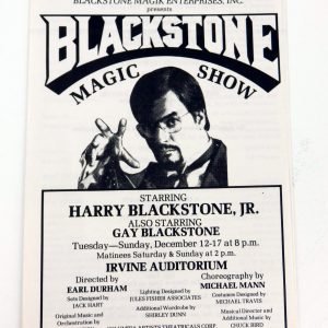 Harry Blackstone Jr Lot of Original Magician Memorabilia - Rare Find!