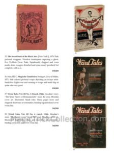 Potter & Potter Auctions Houdiniana Magic Auction Catalog