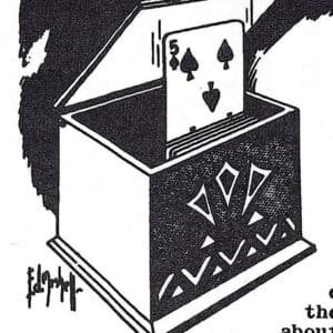 MAK Magic Card Rise Chest Instructions - MagicTrickCollection.com Rare & Vintage Collectible Magic Tricks
