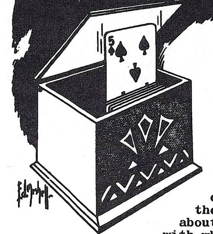 MAK Magic Card Rise Chest Instructions - MagicTrickCollection.com Rare & Vintage Collectible Magic Tricks
