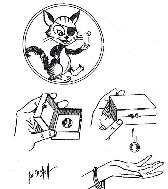 MAK Magic Cats Eye Instructions - MagicTrickCollection.com Rare & Vintage Collectible Magic Tricks