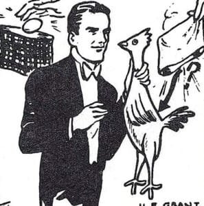 UF Grant Celebrity Egg Bag Instructions- MagicTrickCollection.com Rare & Vintage Collectible Magic Tricks