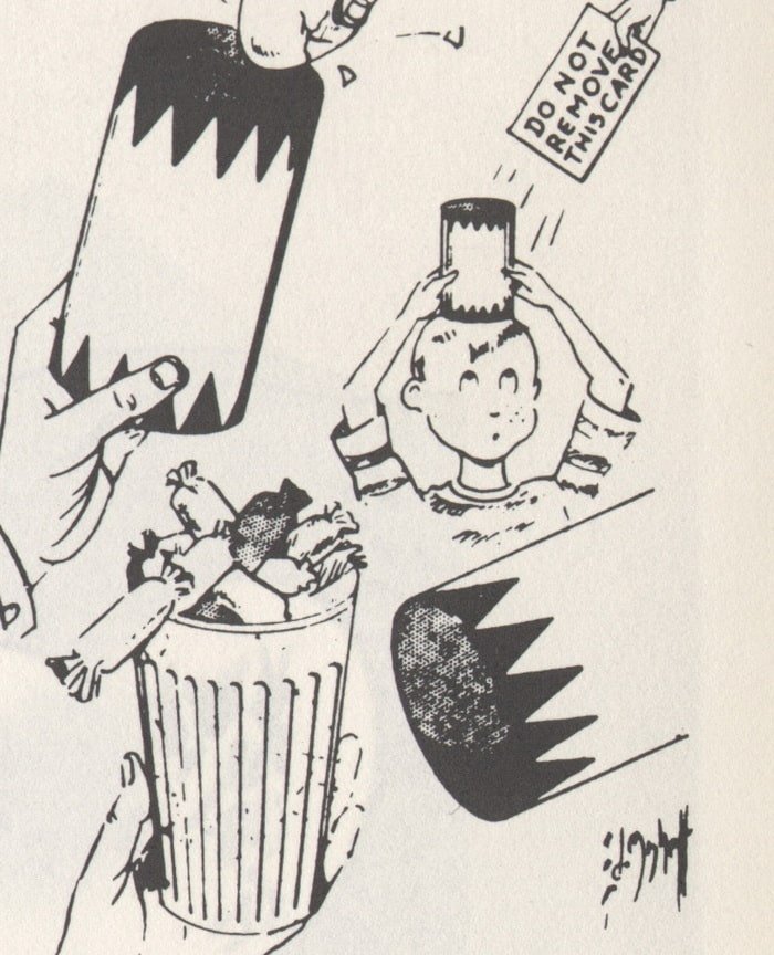 MAK Magic Comedy Egg Can Instructions - MagicTrickCollection.com Rare & Vintage Collectible Magic Tricks