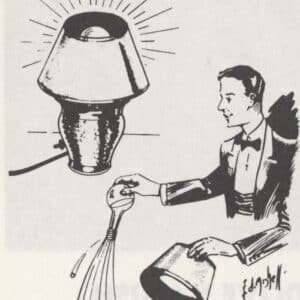 MAK Magic Deluxe Magic Lamp Instructions - MagicTrickCollection.com Rare & Vintage Collectible Magic Tricks