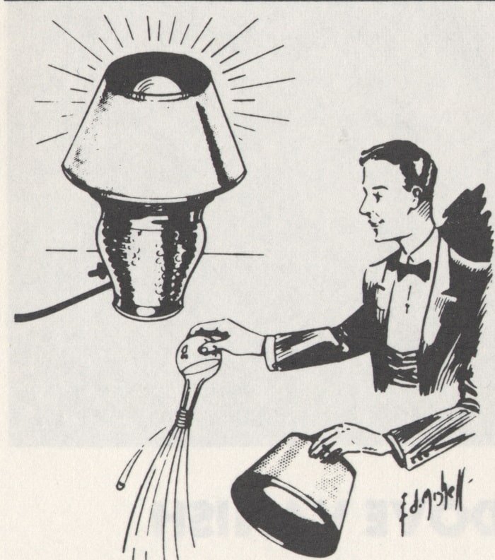 MAK Magic Deluxe Magic Lamp Instructions - MagicTrickCollection.com Rare & Vintage Collectible Magic Tricks