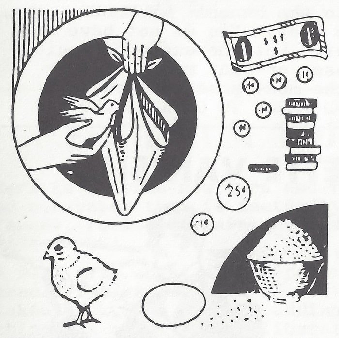 UF Grant Devils Napkin Instructions - MagicTrickCollection.com Rare & Vintage Collectible Magic Tricks