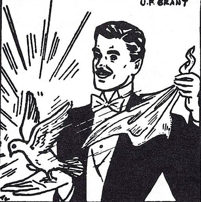 UF Grant Dove Classic Instructions - MagicTrickCollection.com Rare & Vintage Collectible Magic Tricks