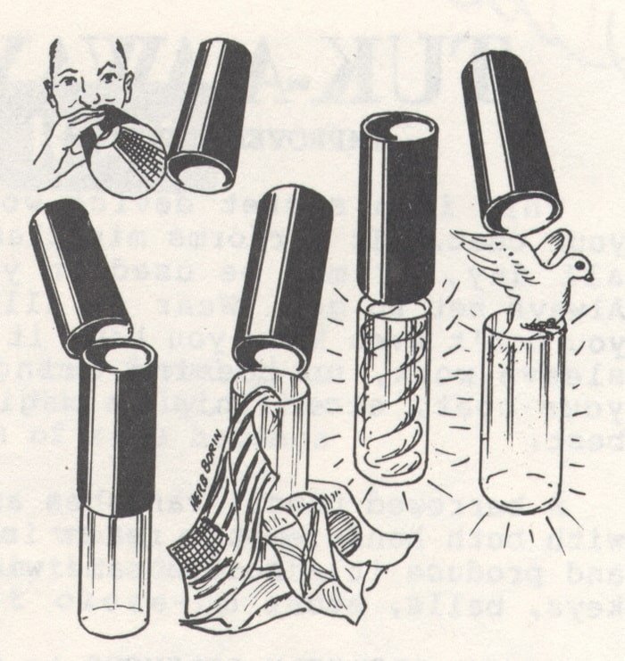 MAK Magic Dove of Peace Instructions - MagicTrickCollection.com Rare & Vintage Collectible Magic Tricks