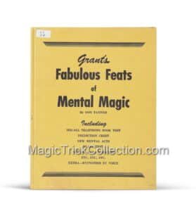 UF Grant's Fabulous Feats of Mental Magic - MagicTrickCollection.com Rare & Vintage Collectible Magic Tricks