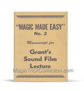 UF Grant's Sound Film Lecture - MagicTrickCollection.com Rare & Vintage Collectible Magic Tricks