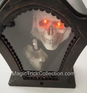 Gemmy Animated Tapping Skeleton Tombstone Lights Up Halloween