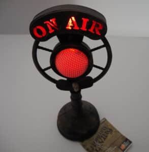 GEMMY Halloween Light & Sound On-Air Broadcast Microphone
