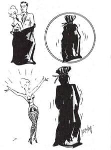 MAK Magic Sensational Sack-X Instructions - MagicTrickCollection.com Rare & Vintage Collectible Magic Tricks