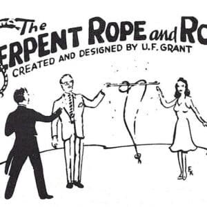UF Grant Serpent Rope & Rod Instructions - MagicTrickCollection.com Rare & Vintage Collectible Magic Tricks
