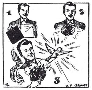 UF Grant Tissue to Canary Instructions - MagicTrickCollection.com Rare & Vintage Collectible Magic Tricks
