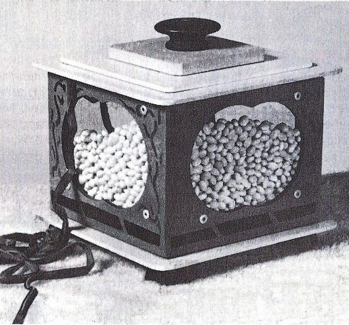 MAK Magic Transparent Bean Cabinet Instructions - MagicTrickCollection.com Rare & Vintage Collectible Magic Tricks