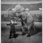 Harry Houdini famously performed at the Hippodrome Theatre in New York City, most notably making an elephant named Jennie disappear on stage in 1918