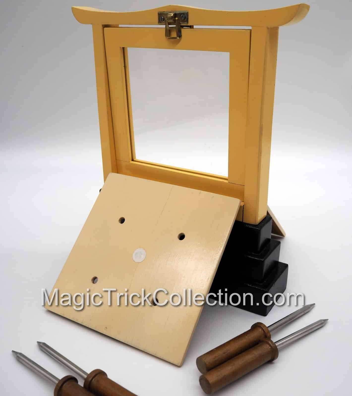 Spikes Through Glass Stage of Parlor Illusion - Available at MagicTrickCollection.com