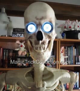 Spirit Halloween GRIM Animated Skeleton Available at MagicTrickCollection.com