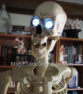 Spirit Halloween GRIM Animated Skeleton Available at MagicTrickCollection.com