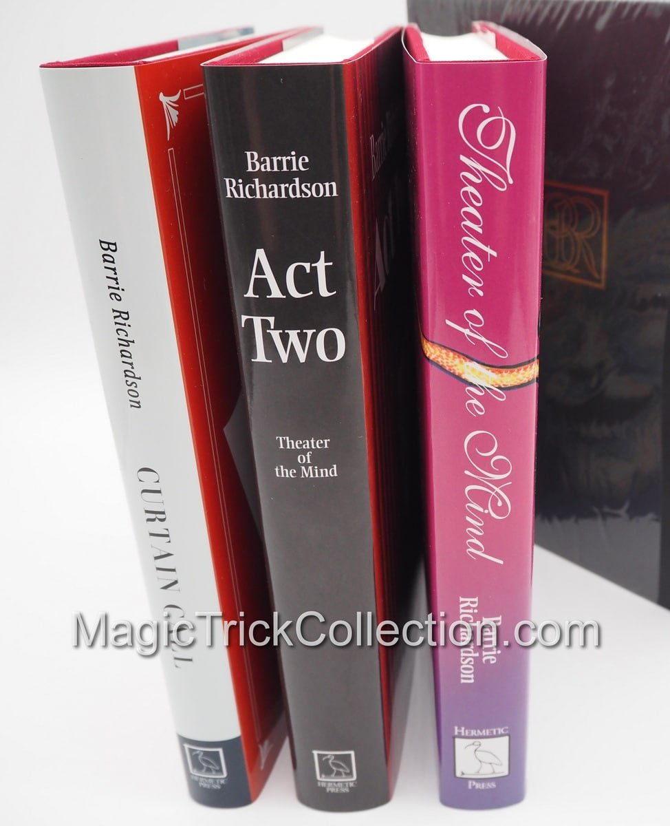 Barrie Richardson 3 Book Collector's Set, includes Theater of the Mind, Act Two, Curtain Call