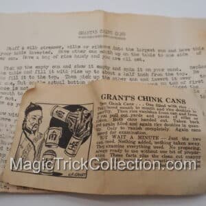 UF Grant Magic Chink Cans