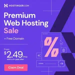 Hostinger Premium Website Hosting