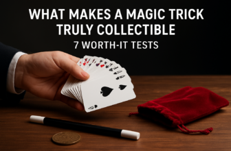 This guide explains the 7 tests for collectible magic tricks | magic trick collection