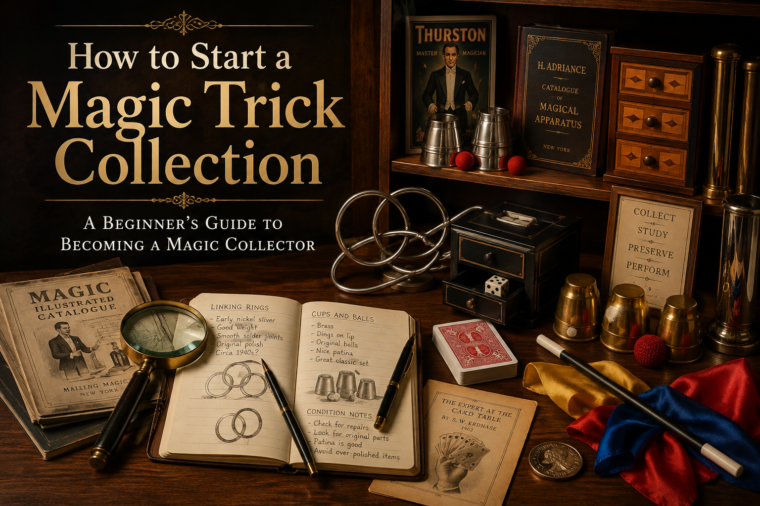 How to start a magic trick collection a beginners guide to becoming a magic collector | magic trick collection