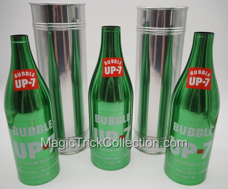 Rings n things bubble up passe bottles featured a transitioning of bottles and a glass covered with two aluminum tubes where they instantly swap places | magic trick collection