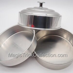 Rings 'N Things (RNT) Single Load Dove Pan is a highly collectible, vintage utility prop praised by magicians for executing consecutive production illusions.