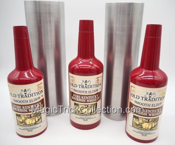 Rings n things 2 magic passe bottles featured a transitioning of bottles and a glass covered with two aluminum tubes where they instantly swap places | magic trick collection
