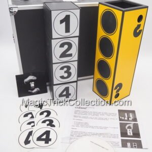 Cubes! by Caramba Magic is a highly regarded, modern adaptation of the classic "Cube-A-Libre" parlor illusion by P.T. Selbit known as "Bewildering Blocks