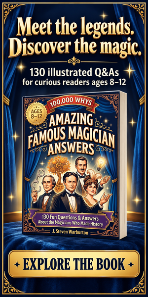 How did Harry Houdini become the world's greatest escape artist? Why was Adelaide Herrmann called the Queen of Magic? What made Harry Blackstone's floating light bulb seem to defy gravity? And who invented the very first magic trick?